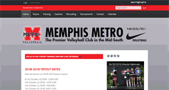 Desktop Screenshot of memphisvolleyball.com